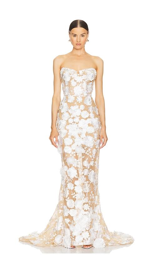 Bronx and Banco Jasmine Bridal Gown in White by BRONX&BANCO