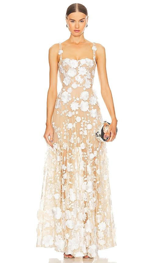 Bronx and Banco Jasmine Gown in Cream by BRONX&BANCO