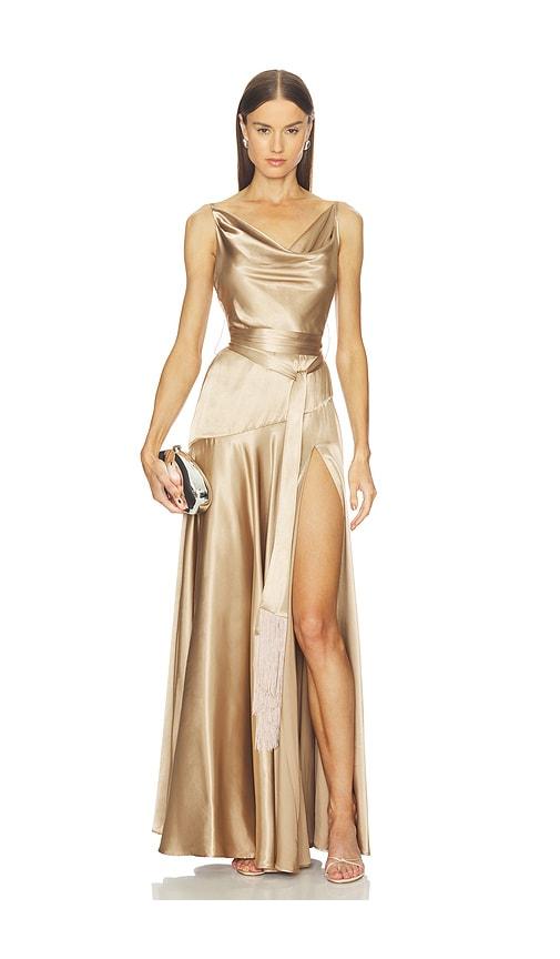 Bronx and Banco Leo Maxi Dress in Neutral by BRONX&BANCO