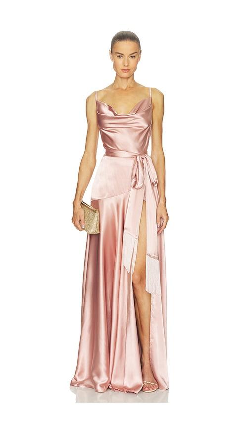 Bronx and Banco Leo Maxi Dress in Peach by BRONX&BANCO