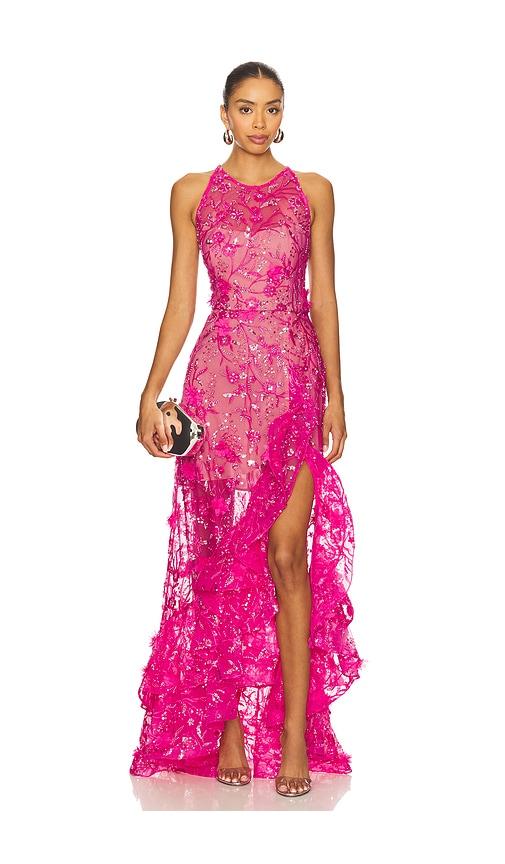 Bronx and Banco x REVOLVE Sicilia Sequin Maxi Dress in Pink by BRONX&BANCO
