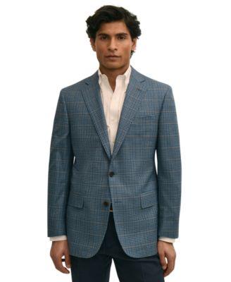 Brooks Brothers Men's Plaid Stretch Classic-Fit Blazer by BROOKS BROTHERS