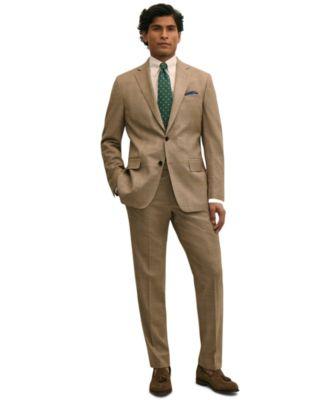 Men's Plaid Wool Stretch Classic-Fit Suit Separates by BROOKS BROTHERS