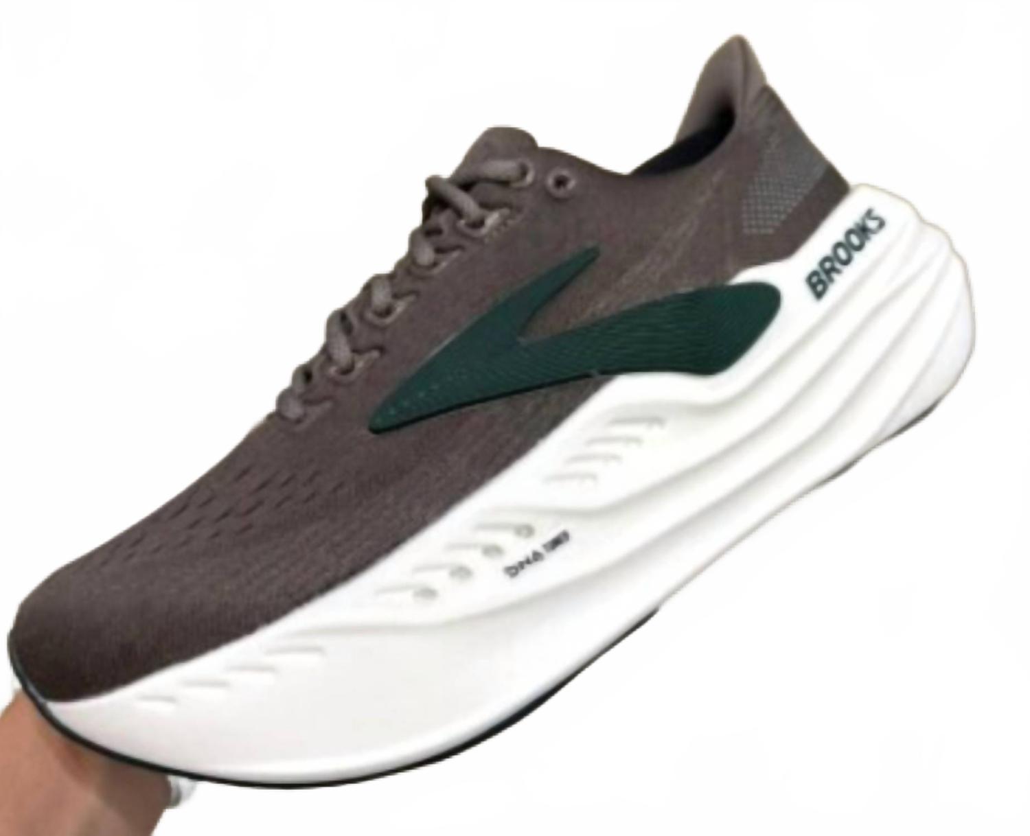 Men's Glycerin Max Shoes In Falcon/green/london by BROOKS