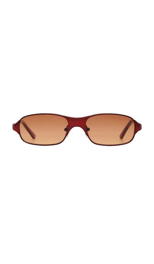 BRU Eyewear Aitken Sunglasses in Red by BRU EYEWEAR