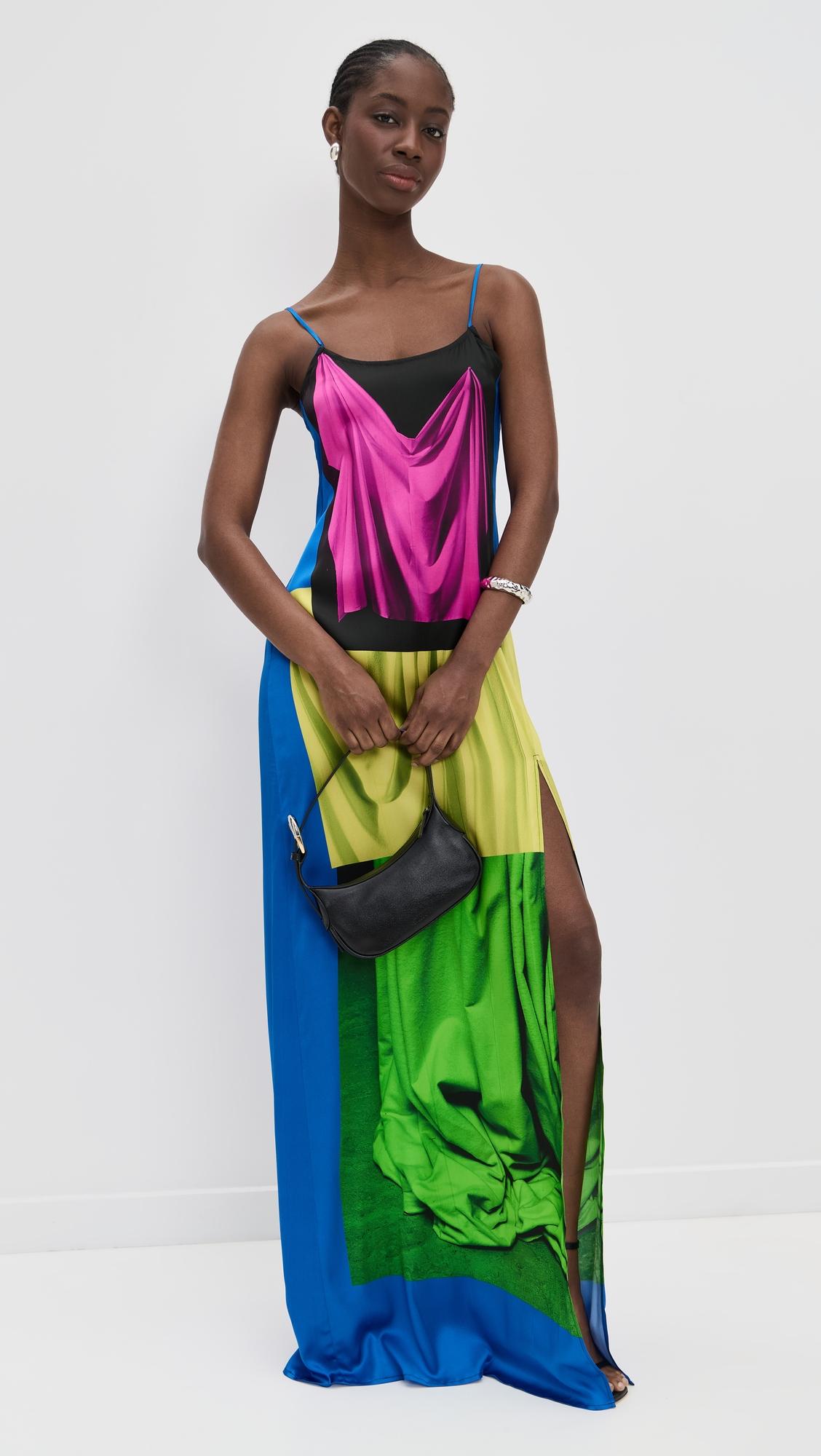 Drape Maxi Slip Dress by BRUCEGLEN