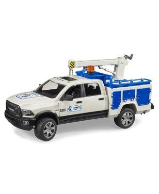 1/16 Ram Service Truck with Rotating Beacon Light 2-7 - Ages 5-7 by BRUDER