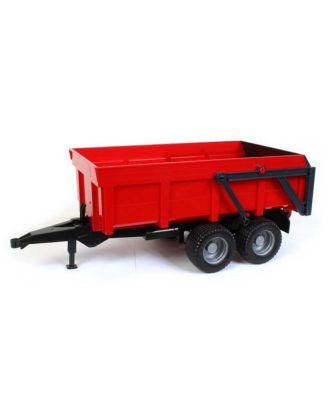 1/16 Red Tipping trailer Toy - Ages 5-7 by BRUDER