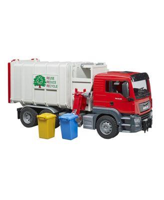 MAN Side Loading Garbage Truck 2-4 - Ages 5-7 by BRUDER