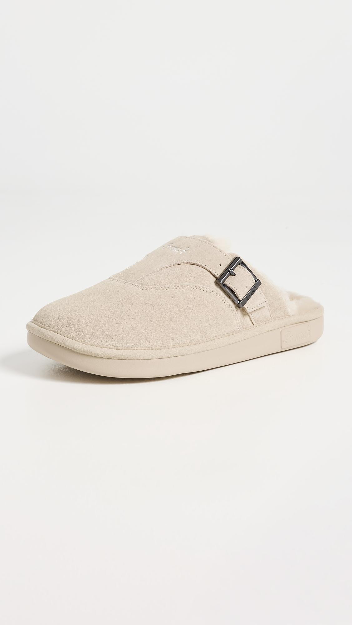 Amour Suede Shearling Slippers by BRUNCH