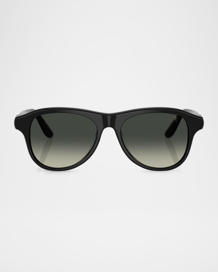 Acetate Round Sunglasses by BRUNELLO CUCINELLI
