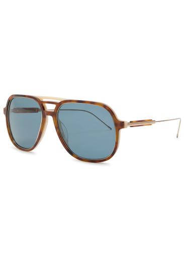 Aviator-style sunglasses by BRUNELLO CUCINELLI