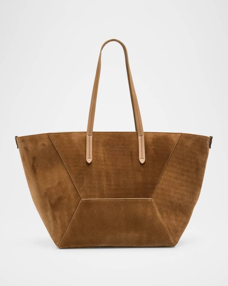 BC Duo Suede Medium Bag by BRUNELLO CUCINELLI
