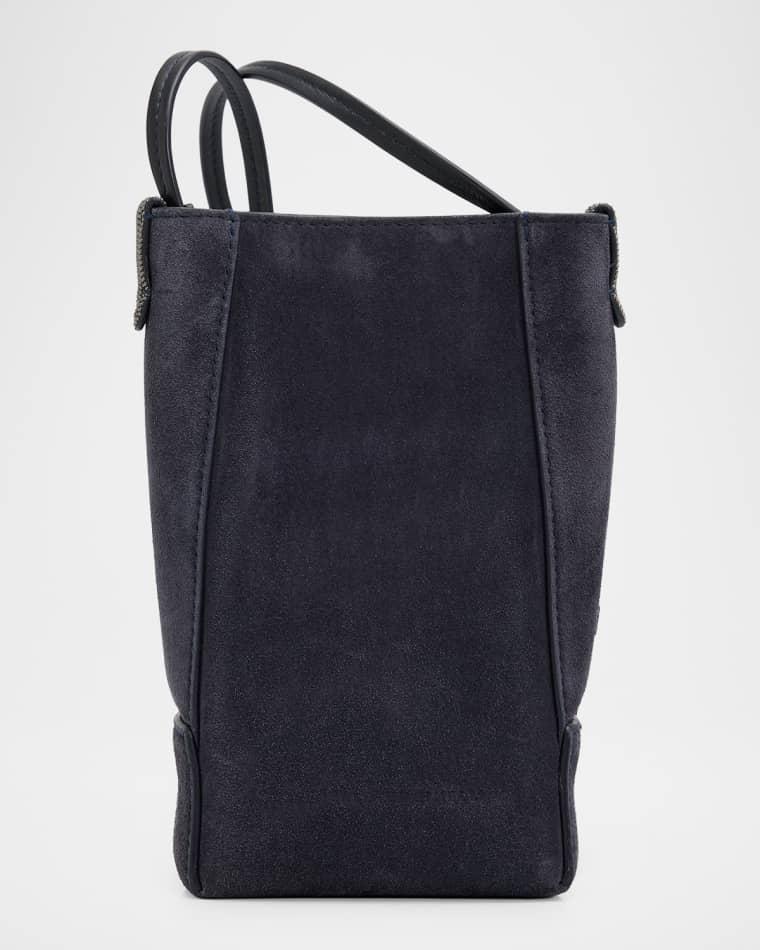BC Duo Suede Phone Holder w/ Monili by BRUNELLO CUCINELLI