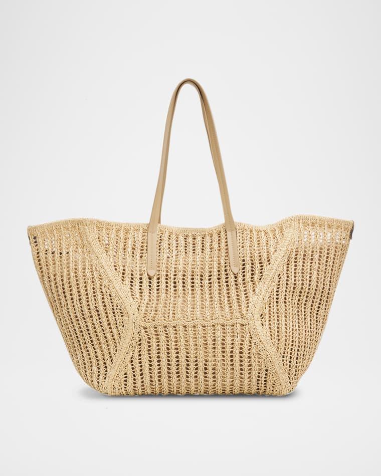 BC Duo Techno Raffia Tote Bag by BRUNELLO CUCINELLI