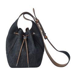 BC Duo denim small bucket bag by BRUNELLO CUCINELLI