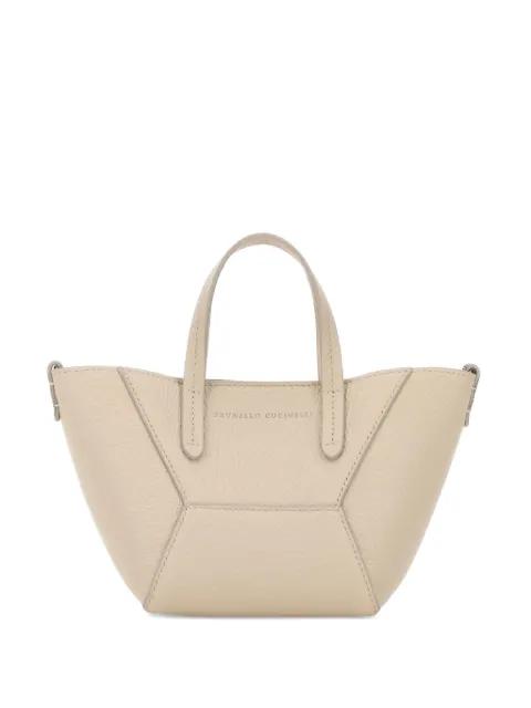 BC Duo leather tote bag by BRUNELLO CUCINELLI
