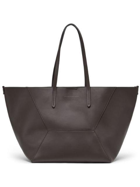 BC Duo leather tote bag by BRUNELLO CUCINELLI