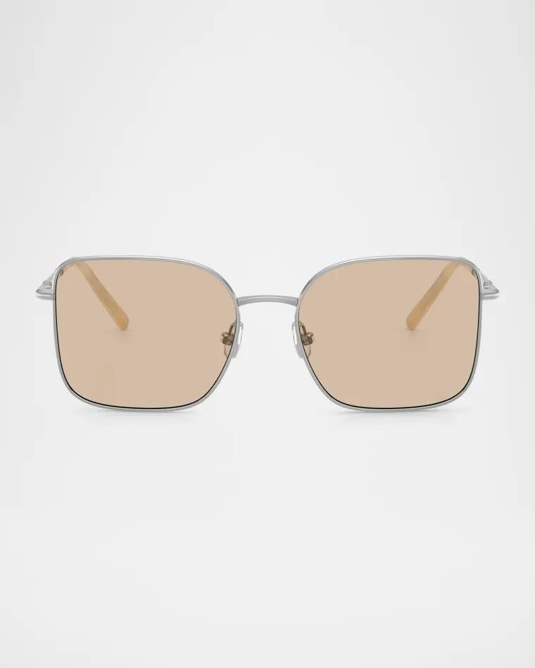 BC1005T Rectangular Titanium Sunglasses by BRUNELLO CUCINELLI