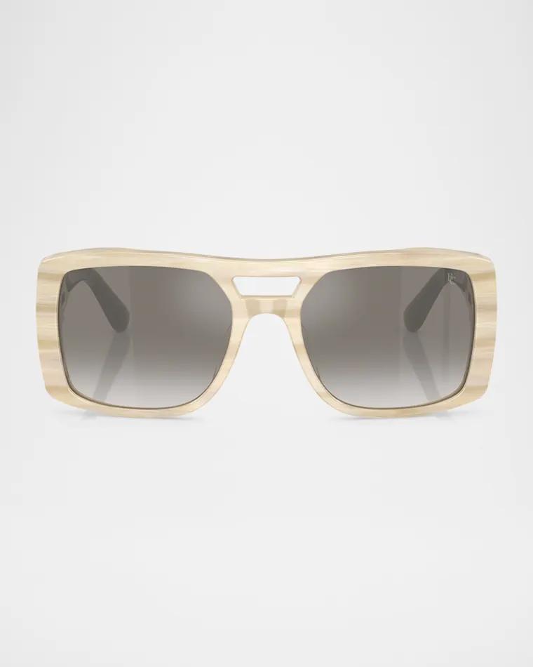 BC4012S Square Acetate Sunglasses by BRUNELLO CUCINELLI