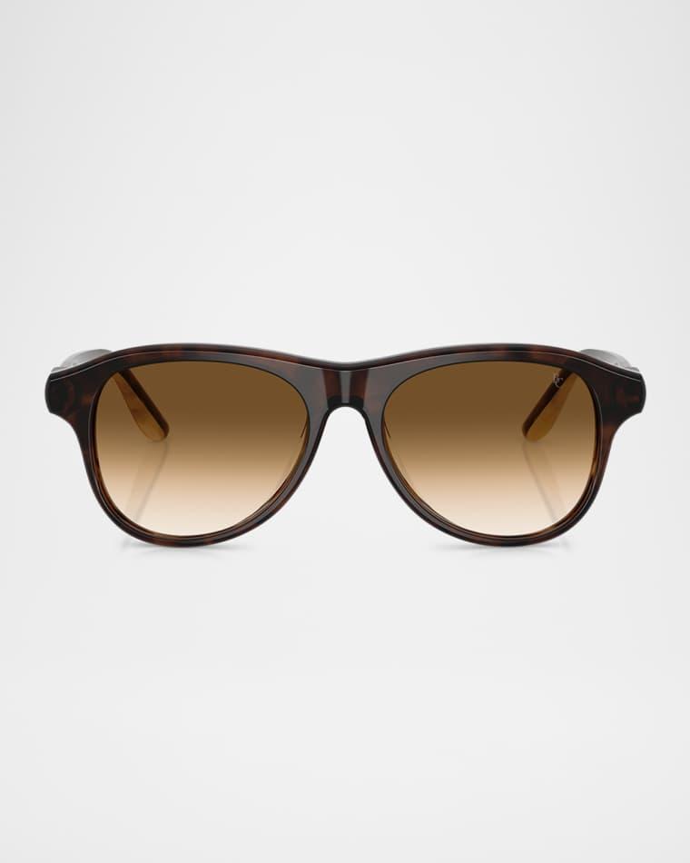 BC4015S Acetate Aviator Sunglasses by BRUNELLO CUCINELLI