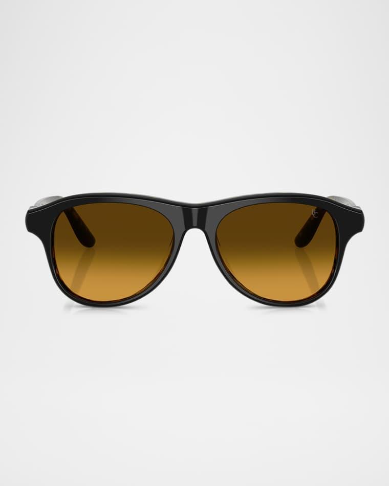 BC4015S Acetate Aviator Sunglasses by BRUNELLO CUCINELLI