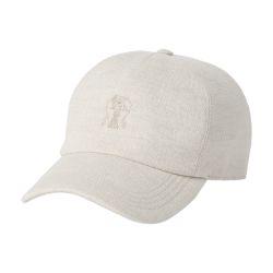 Baseball cap with logo by BRUNELLO CUCINELLI