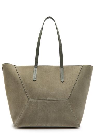 Bead medium suede tote bag by BRUNELLO CUCINELLI