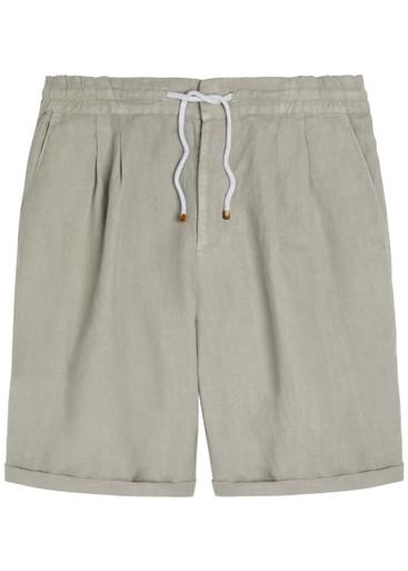 Bermuda linen shorts by BRUNELLO CUCINELLI