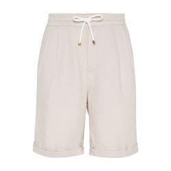 Bermuda shorts with drawstring by BRUNELLO CUCINELLI