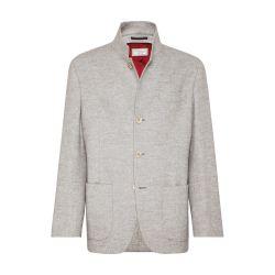Blazer-style outerwear by BRUNELLO CUCINELLI