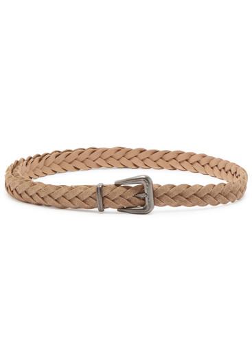 Braided suede belt by BRUNELLO CUCINELLI