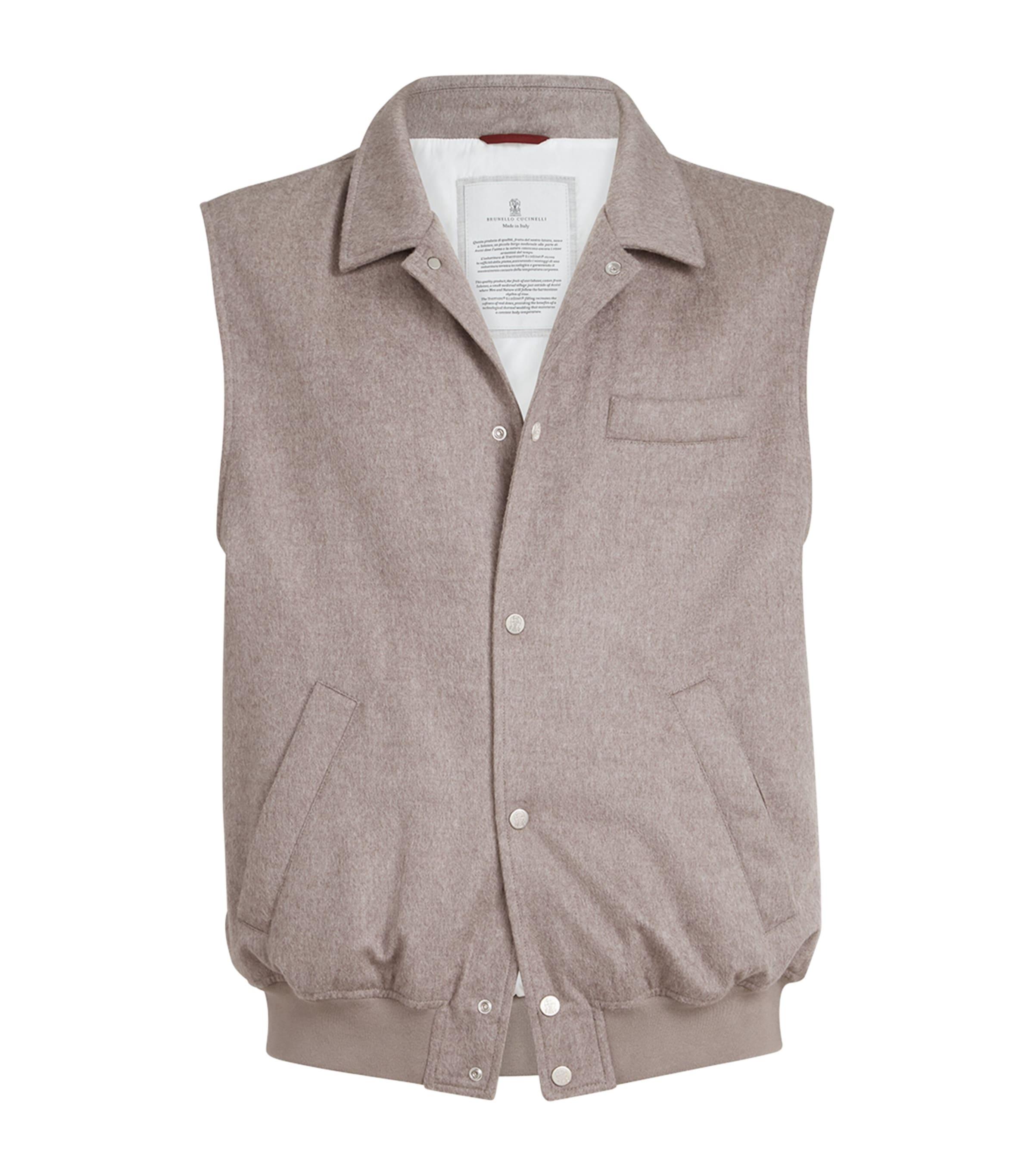 Brunello Cucinelli Cashmere Padded Gilet by BRUNELLO CUCINELLI