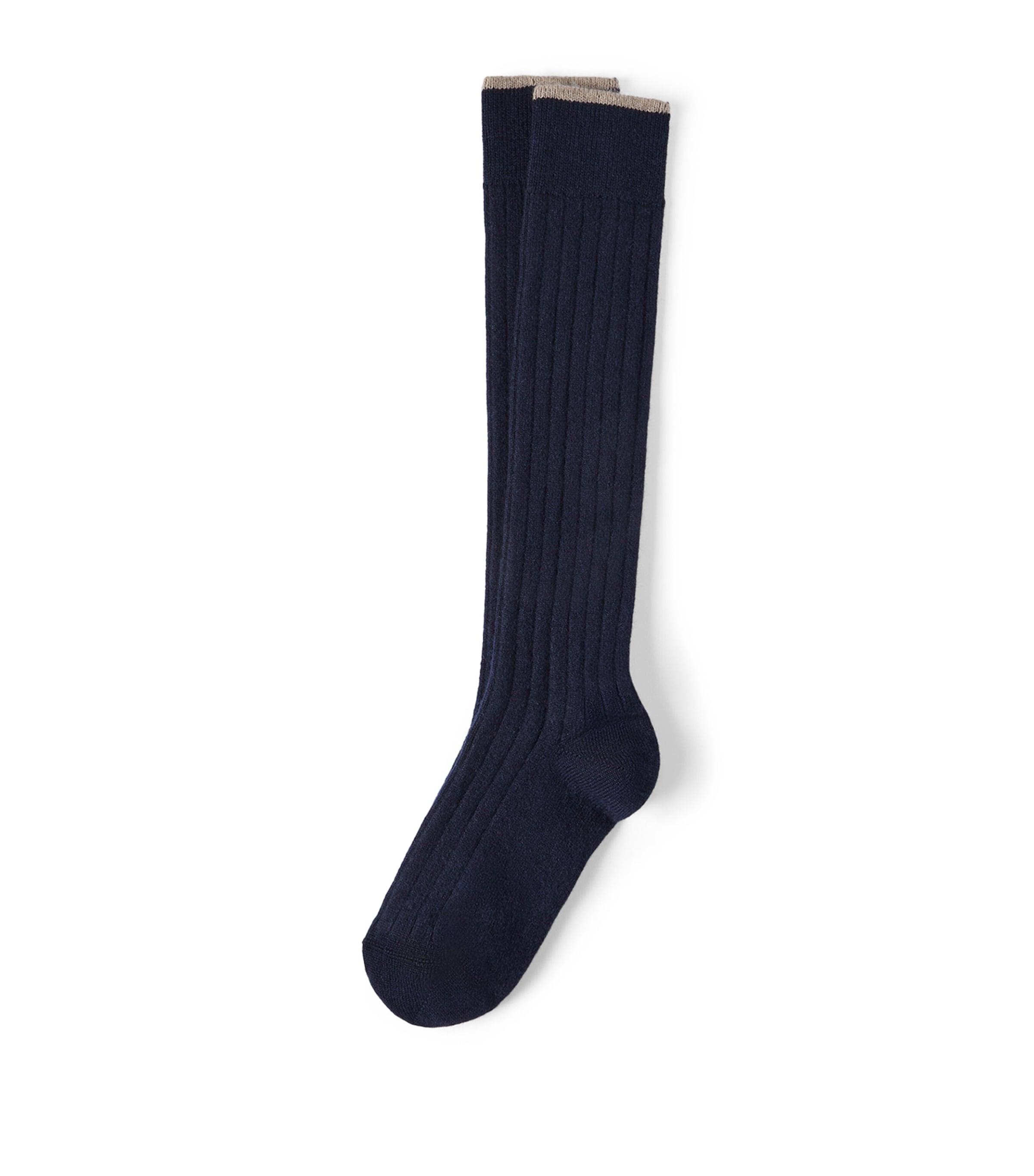 Brunello Cucinelli Cashmere Ribed Socks by BRUNELLO CUCINELLI