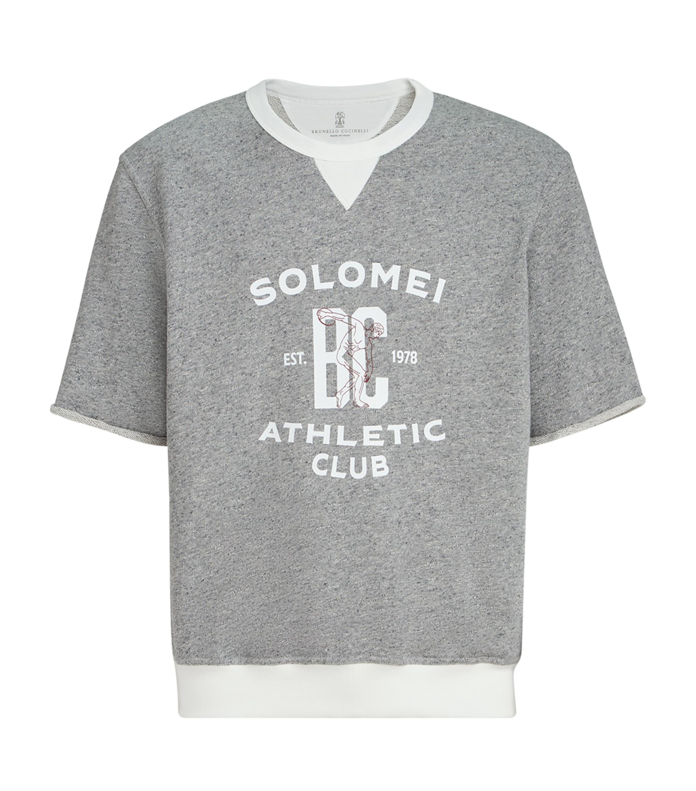 Brunello Cucinelli Cotton-Blend Athletic Club Sweatshirt by BRUNELLO CUCINELLI