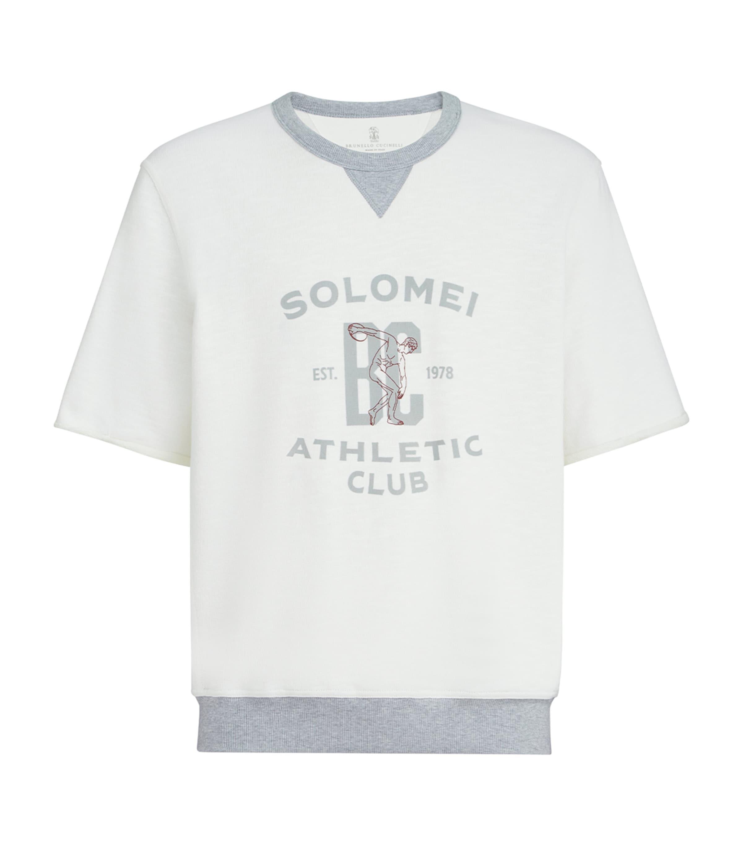 Brunello Cucinelli Cotton-Blend Athletic Club Sweatshirt by BRUNELLO CUCINELLI