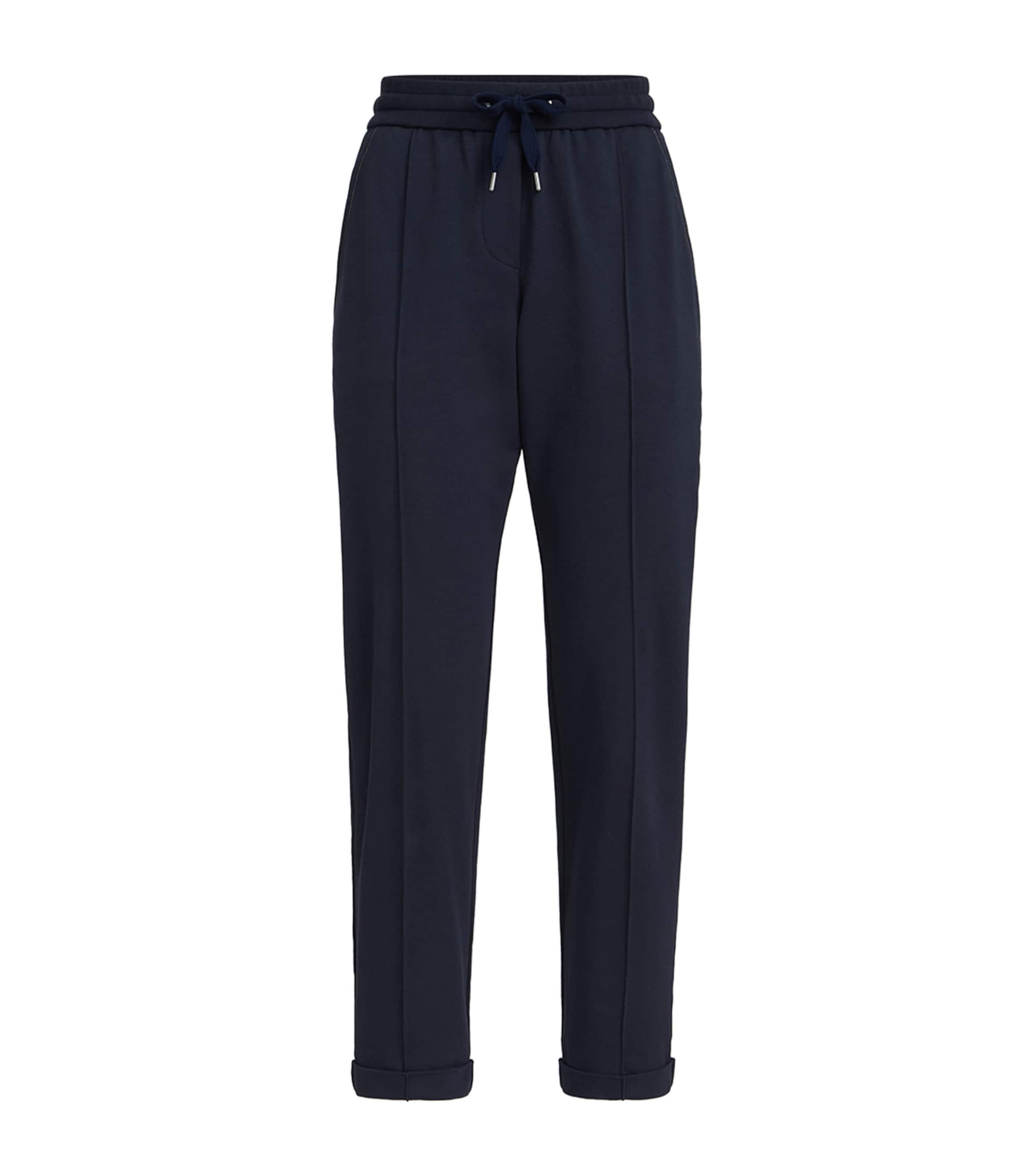 Brunello Cucinelli Cotton-Blend Drawstring Sweatpants by BRUNELLO CUCINELLI