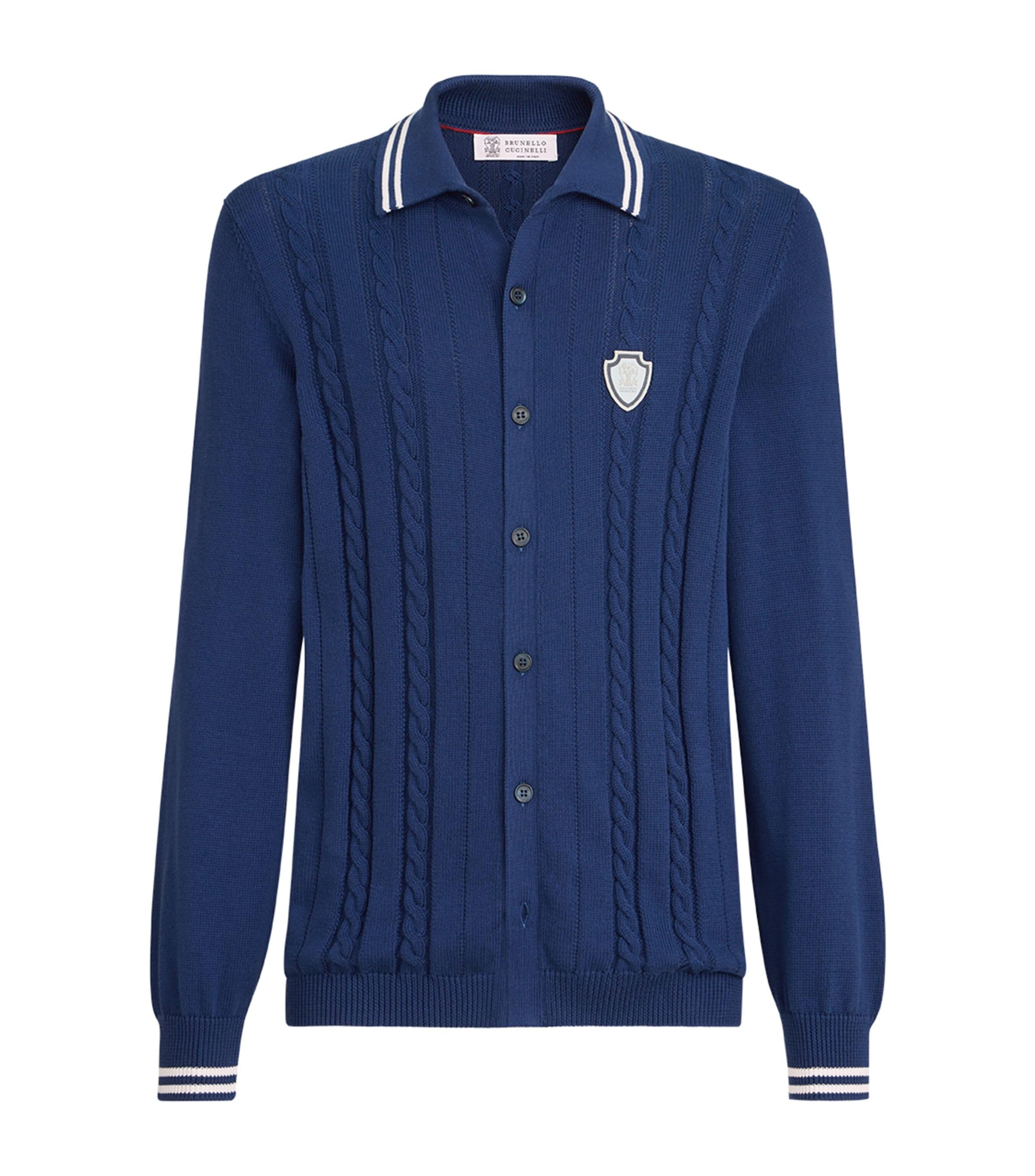 Brunello Cucinelli Cotton Cable-Knit Cardigan by BRUNELLO CUCINELLI