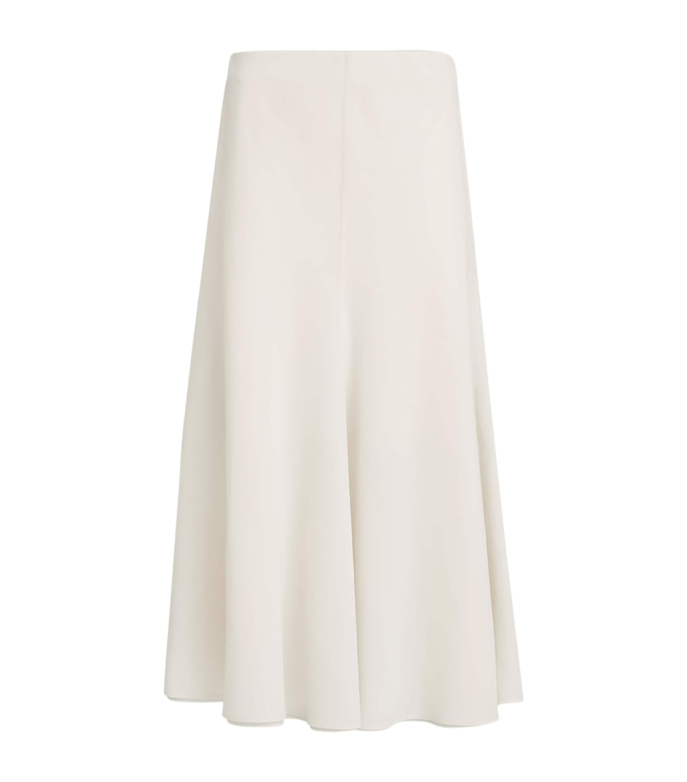 Brunello Cucinelli Cotton Organza Midi Skirt by BRUNELLO CUCINELLI