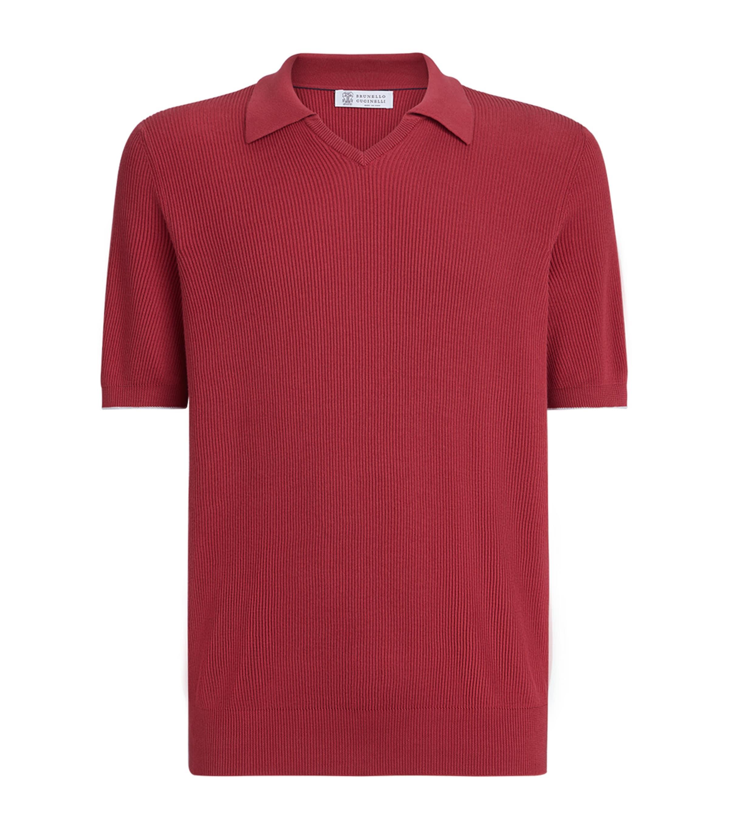 Brunello Cucinelli Cotton Polo Sweater by BRUNELLO CUCINELLI