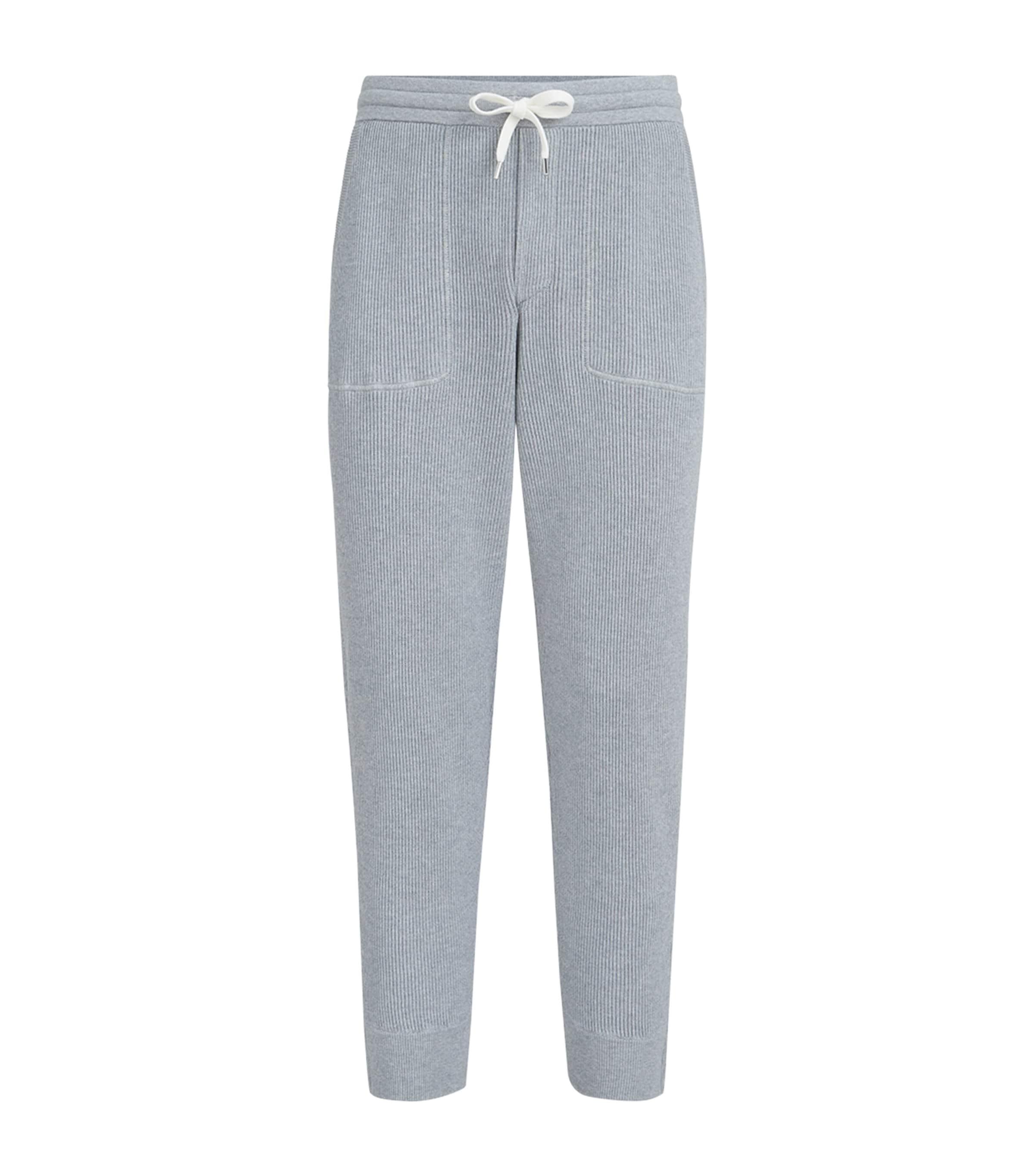 Brunello Cucinelli Cotton Ribbed Sweatpants by BRUNELLO CUCINELLI