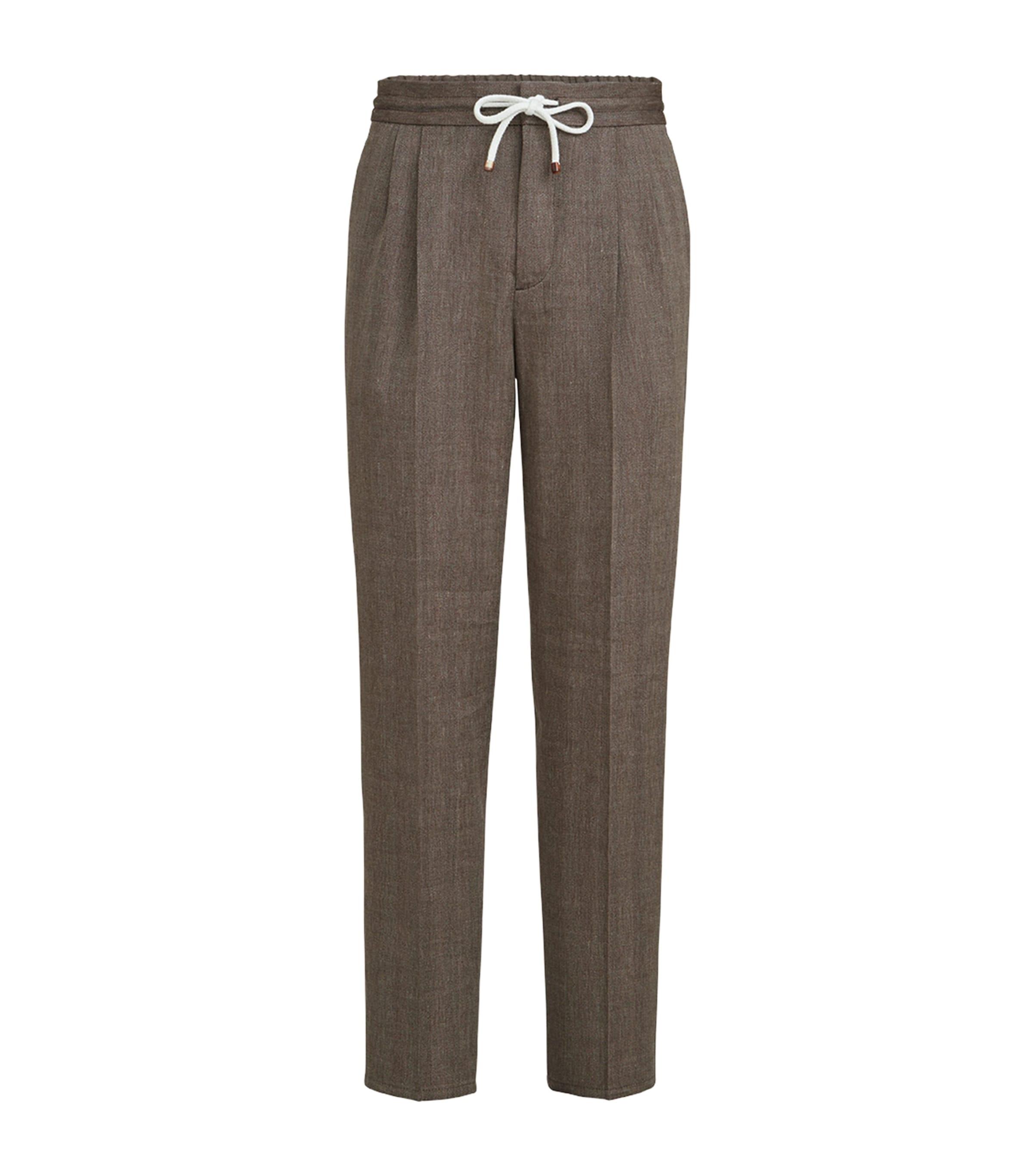 Brunello Cucinelli Drawstring Leisure Trousers by BRUNELLO CUCINELLI