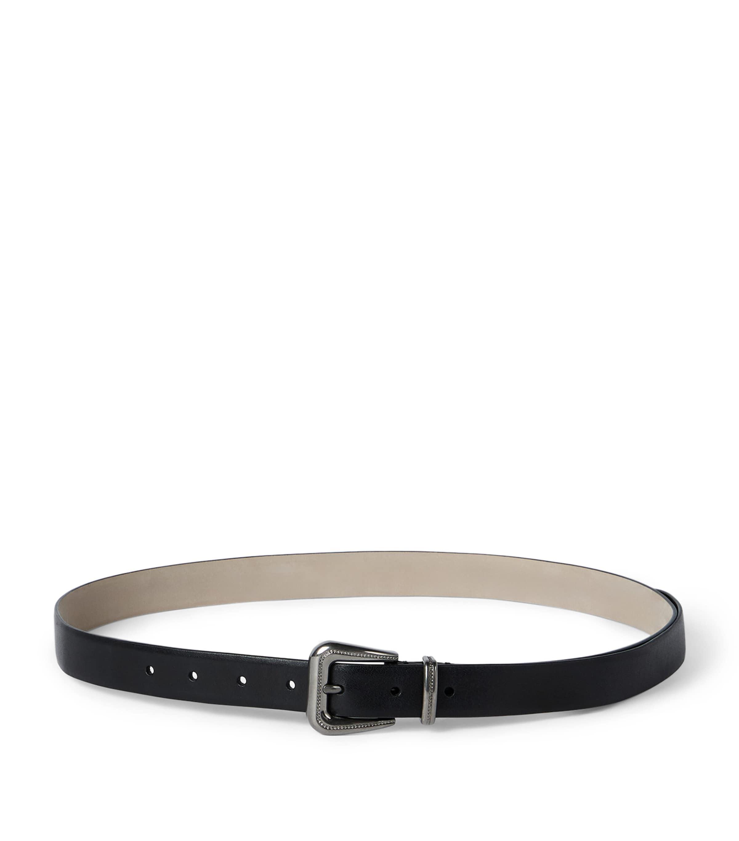 Brunello Cucinelli Leather Belt by BRUNELLO CUCINELLI