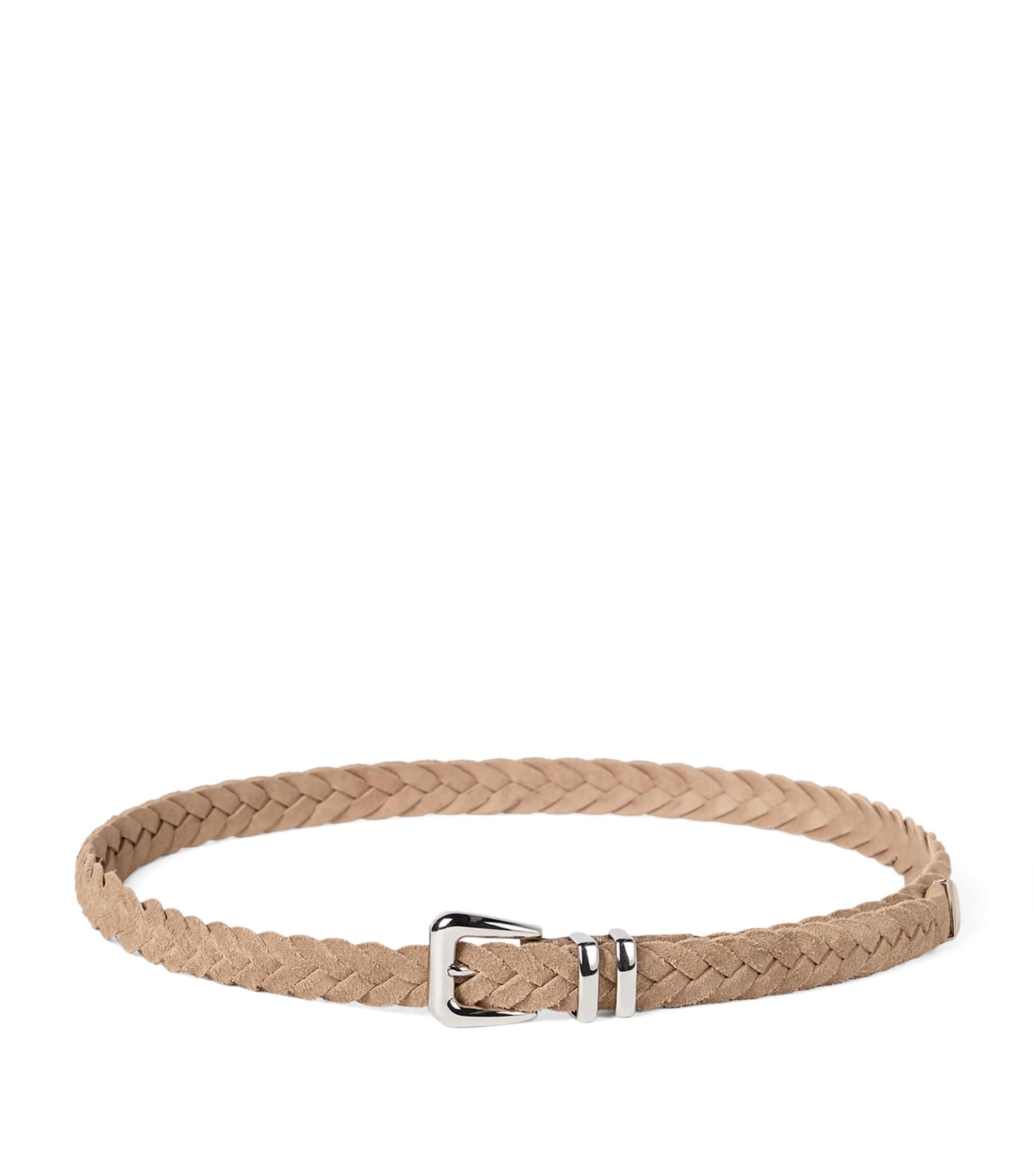 Brunello Cucinelli Leather Braided Belt by BRUNELLO CUCINELLI