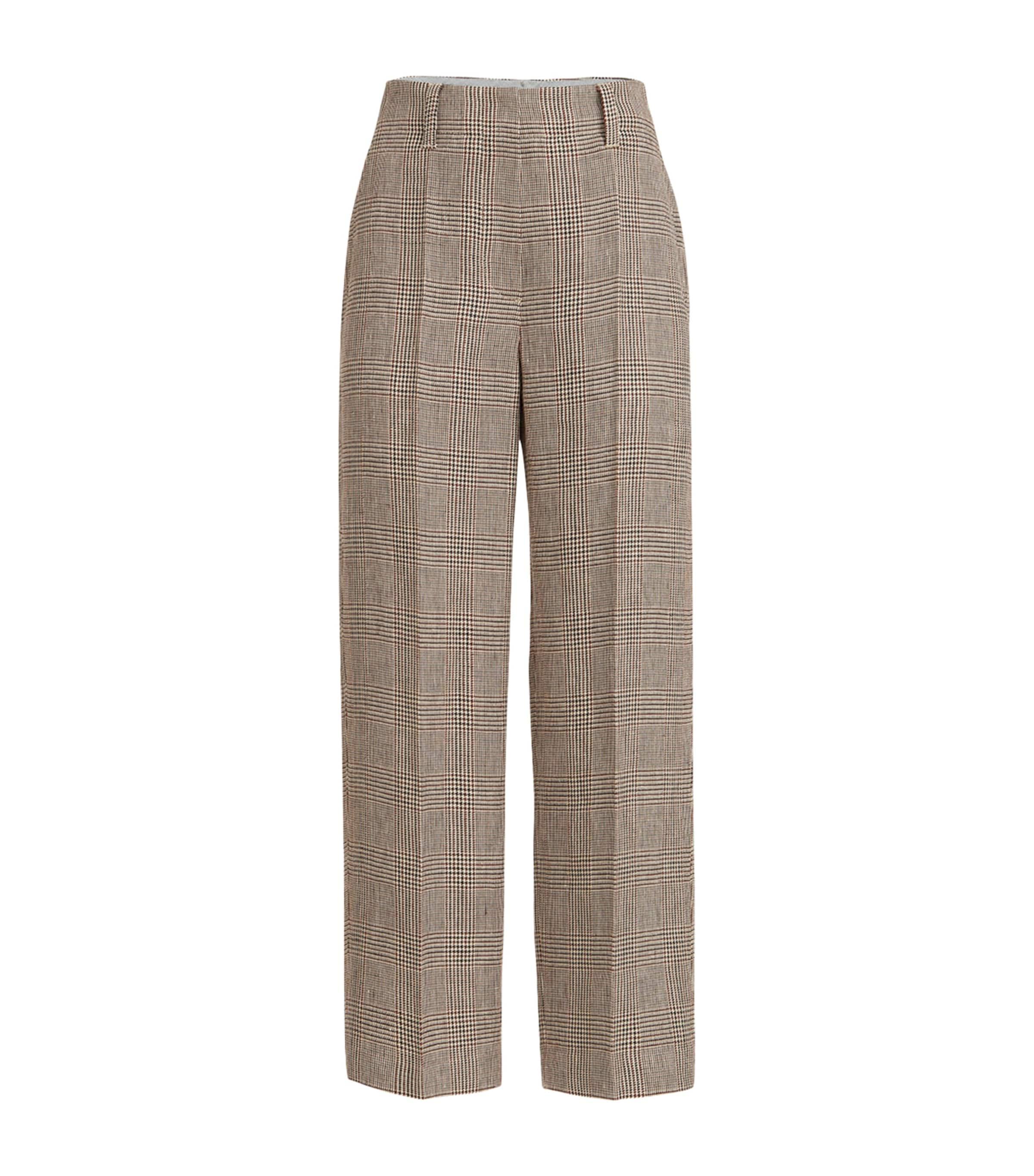 Brunello Cucinelli Linen Cigarette Trousers by BRUNELLO CUCINELLI