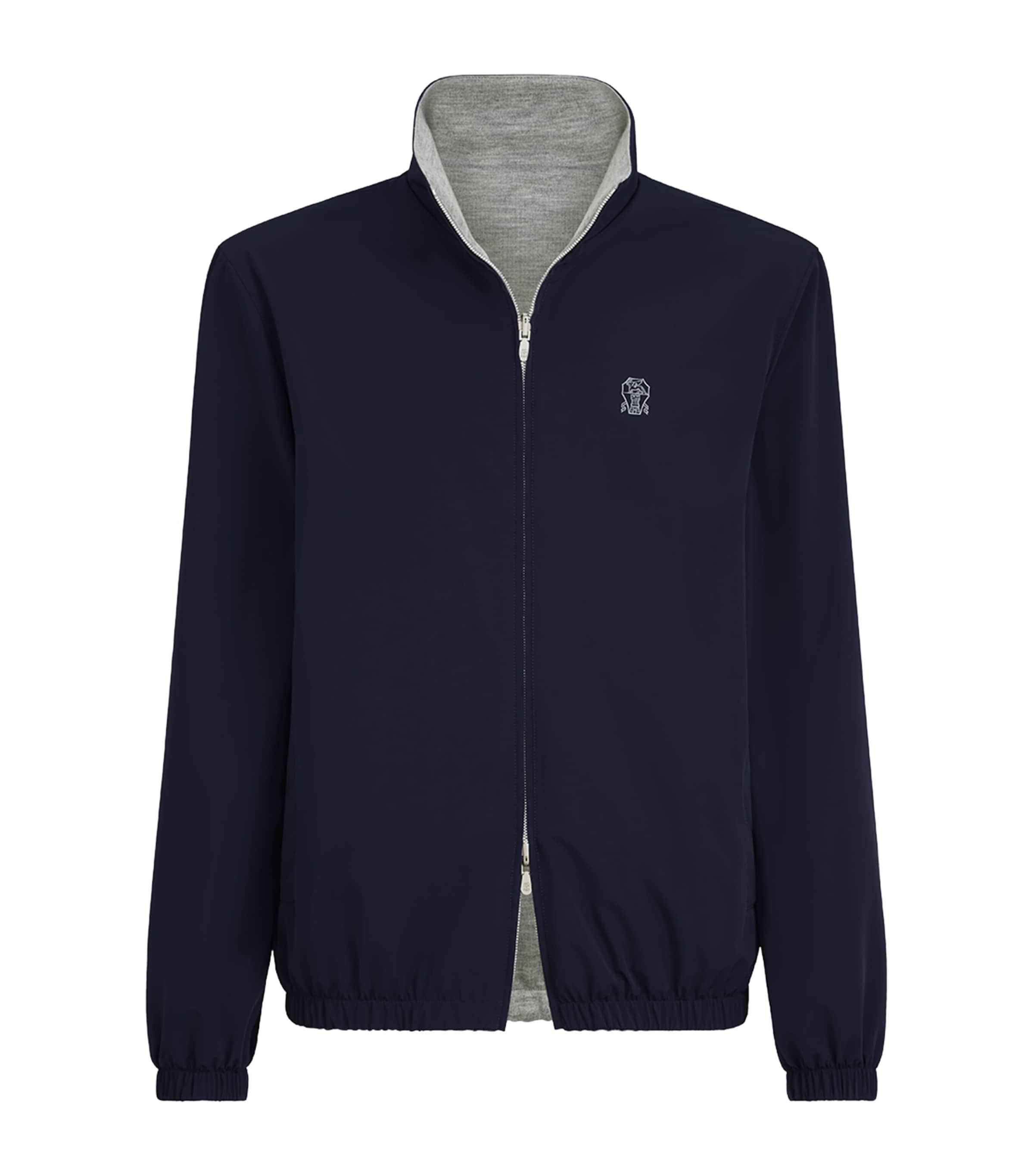 Brunello Cucinelli Reversible Logo Jacket by BRUNELLO CUCINELLI