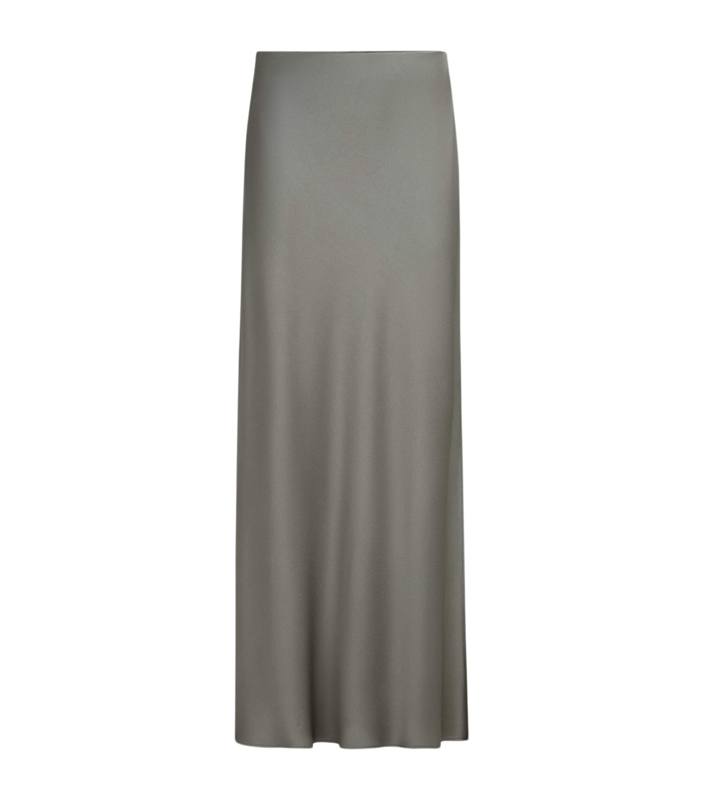 Brunello Cucinelli Satin Cady Maxi Skirt by BRUNELLO CUCINELLI