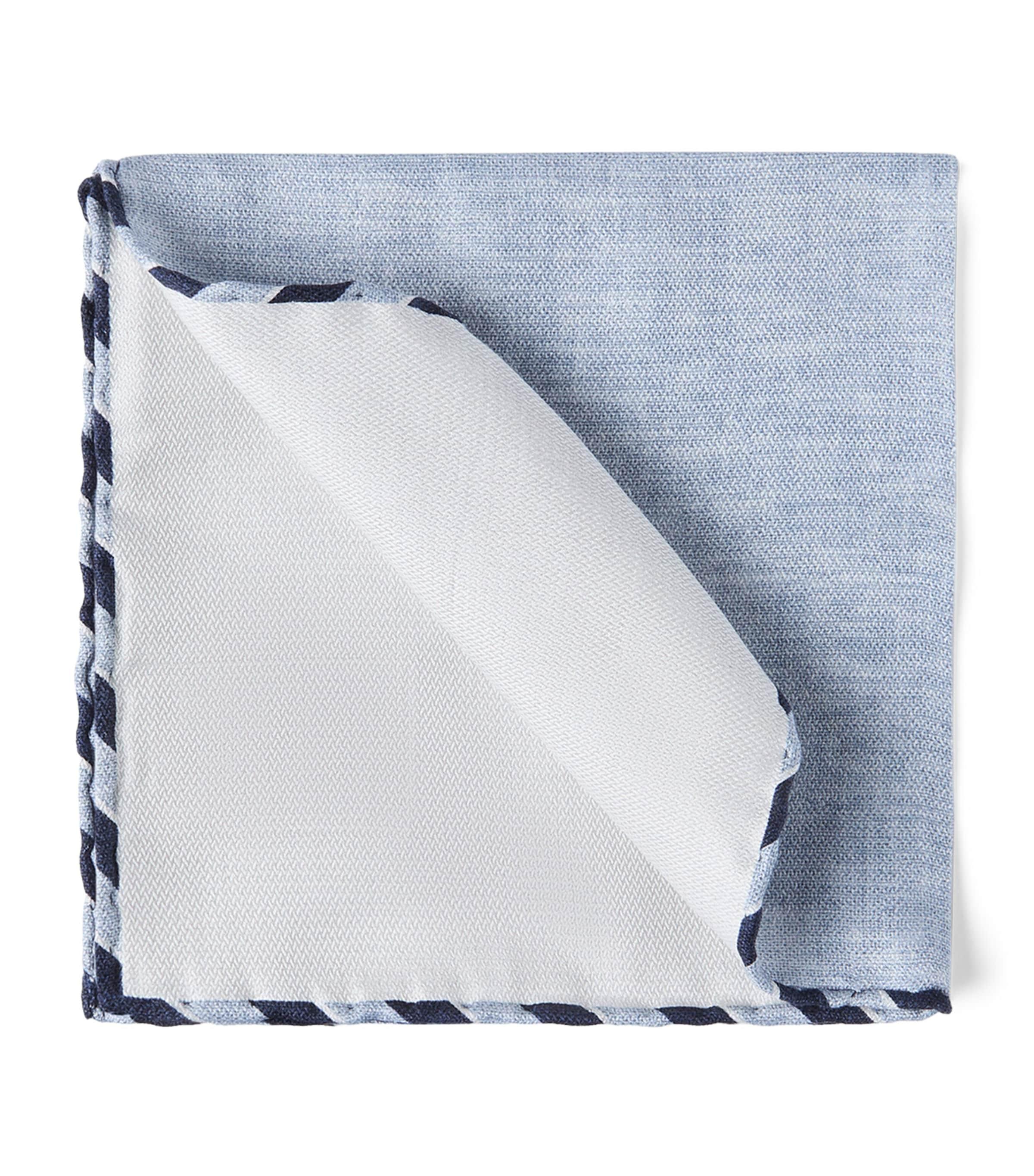 Brunello Cucinelli Silk Pocket Square by BRUNELLO CUCINELLI