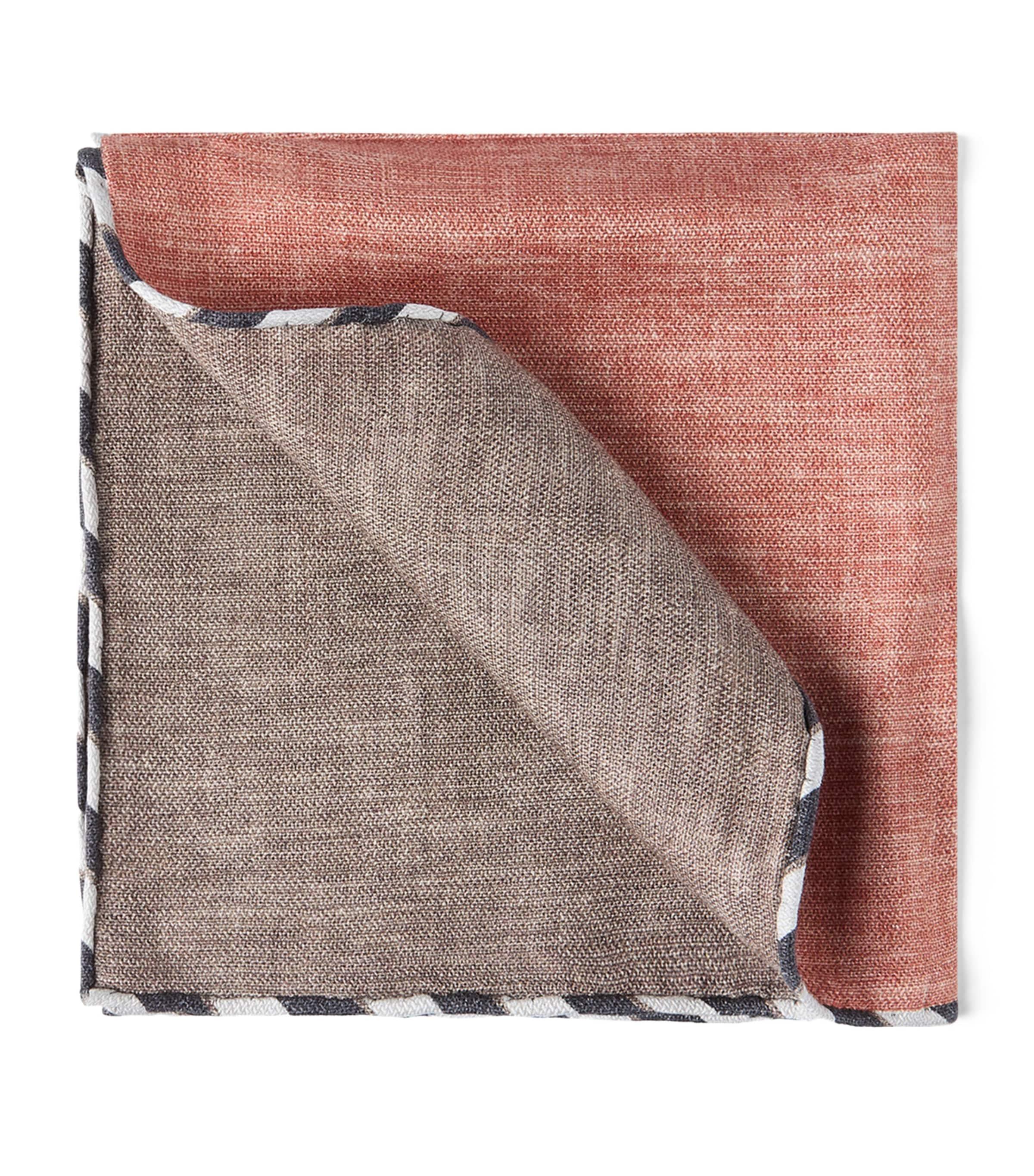 Brunello Cucinelli Silk Pocket Square by BRUNELLO CUCINELLI