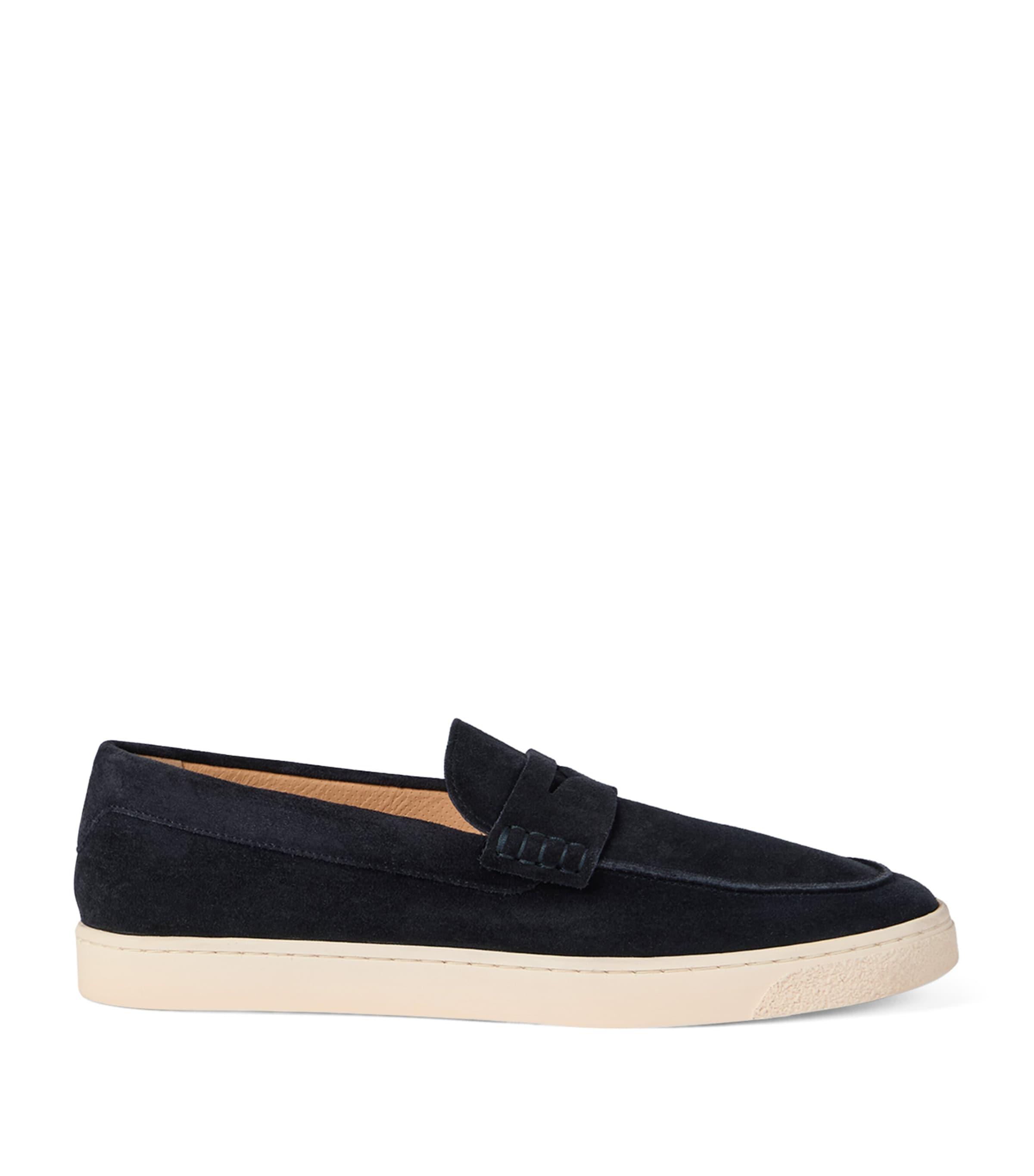 Brunello Cucinelli Suede Hybrid Loafers by BRUNELLO CUCINELLI